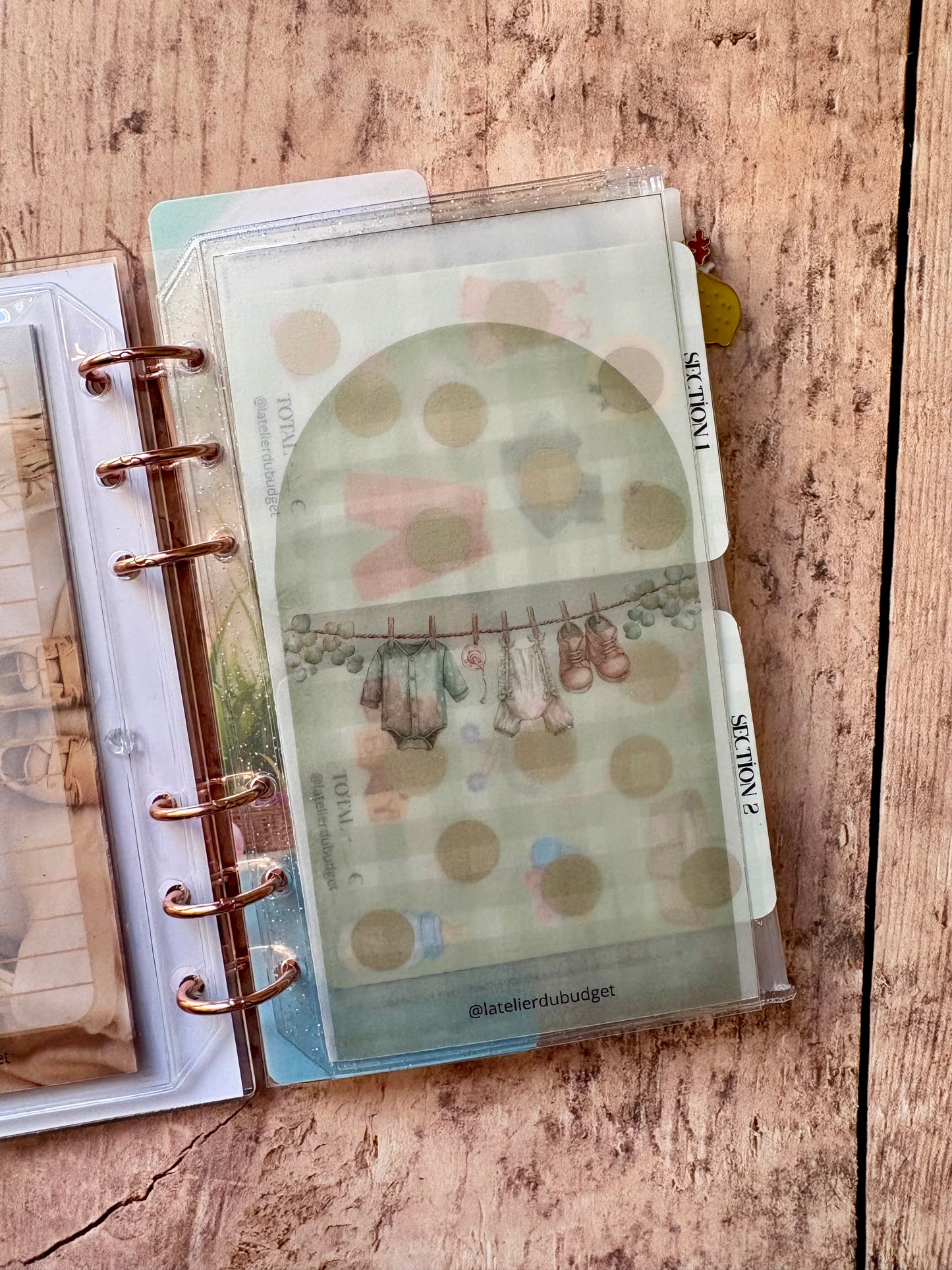 Enveloppe + cartes défi bébé