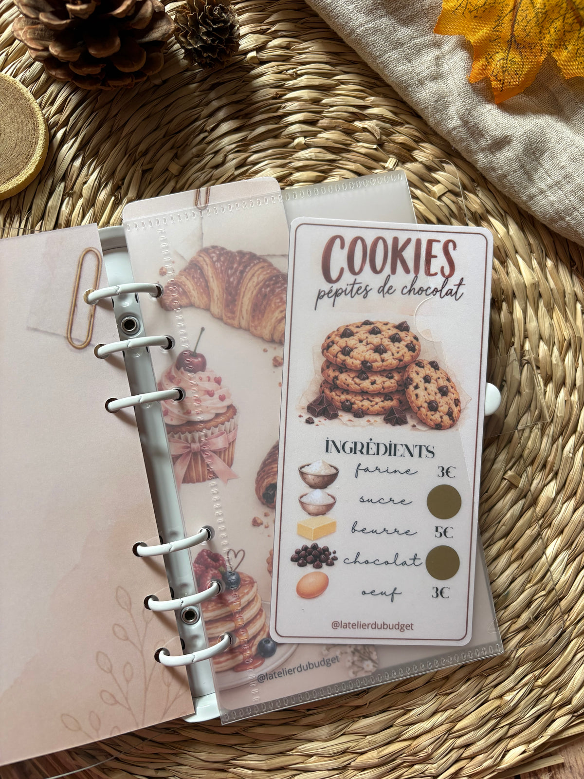 Kit Classeur Mes recettes gourmandes