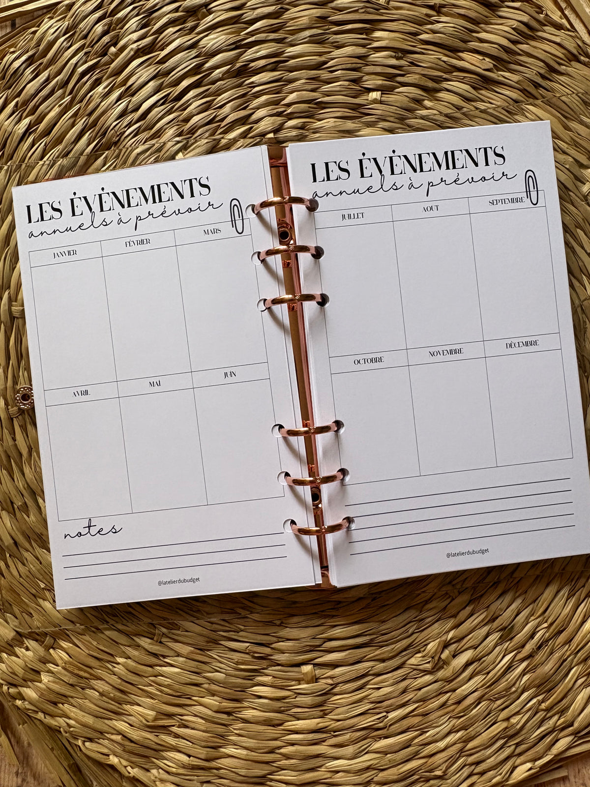 Budget planner 2026/2027 - A6