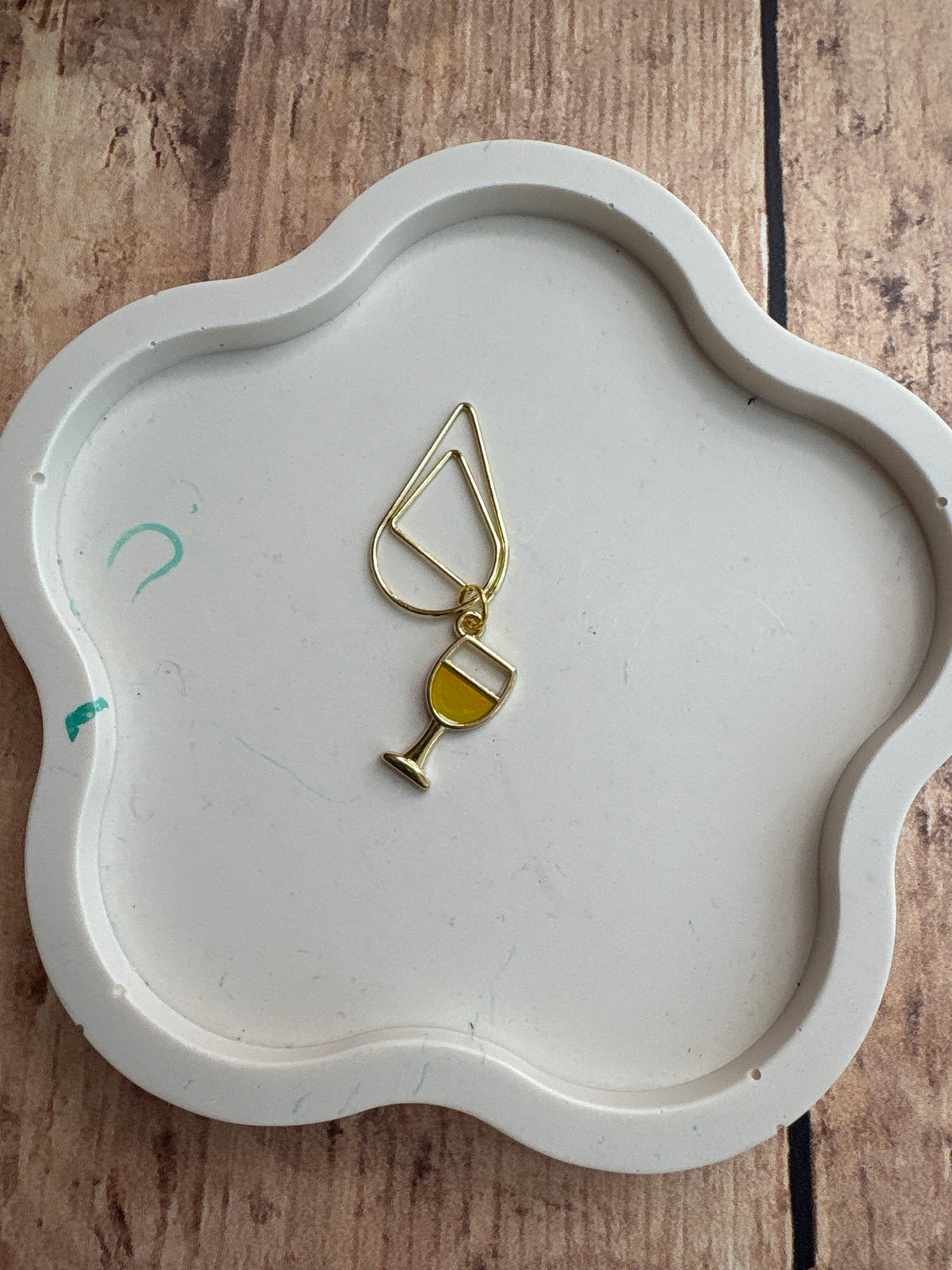 Trombone pampille verre 📎🍷