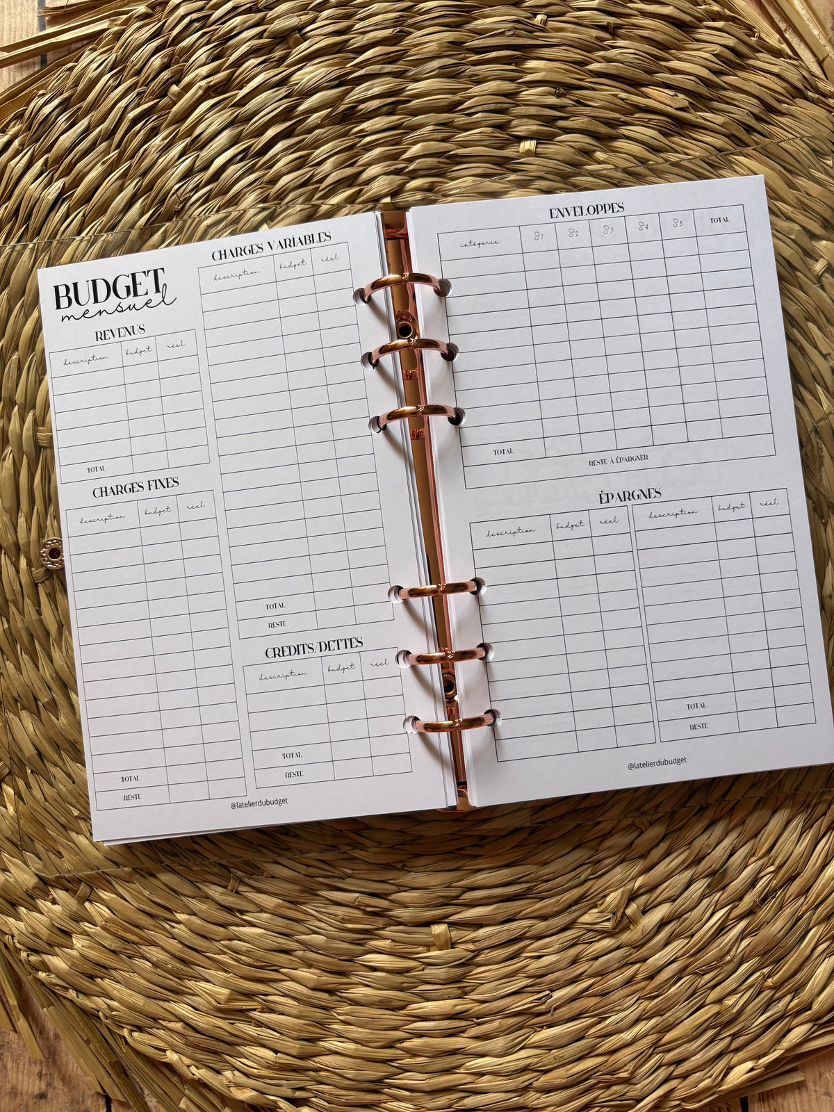 Budget planner 2026/2027 - A6