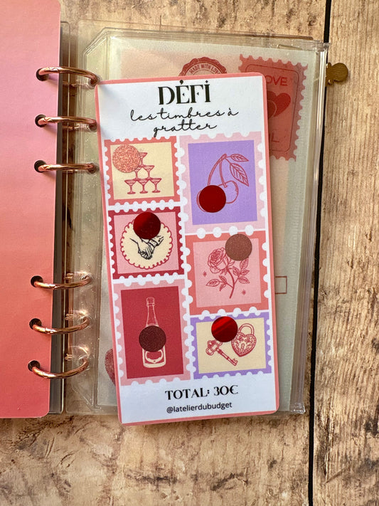 Défi les timbres à gratter ❤️