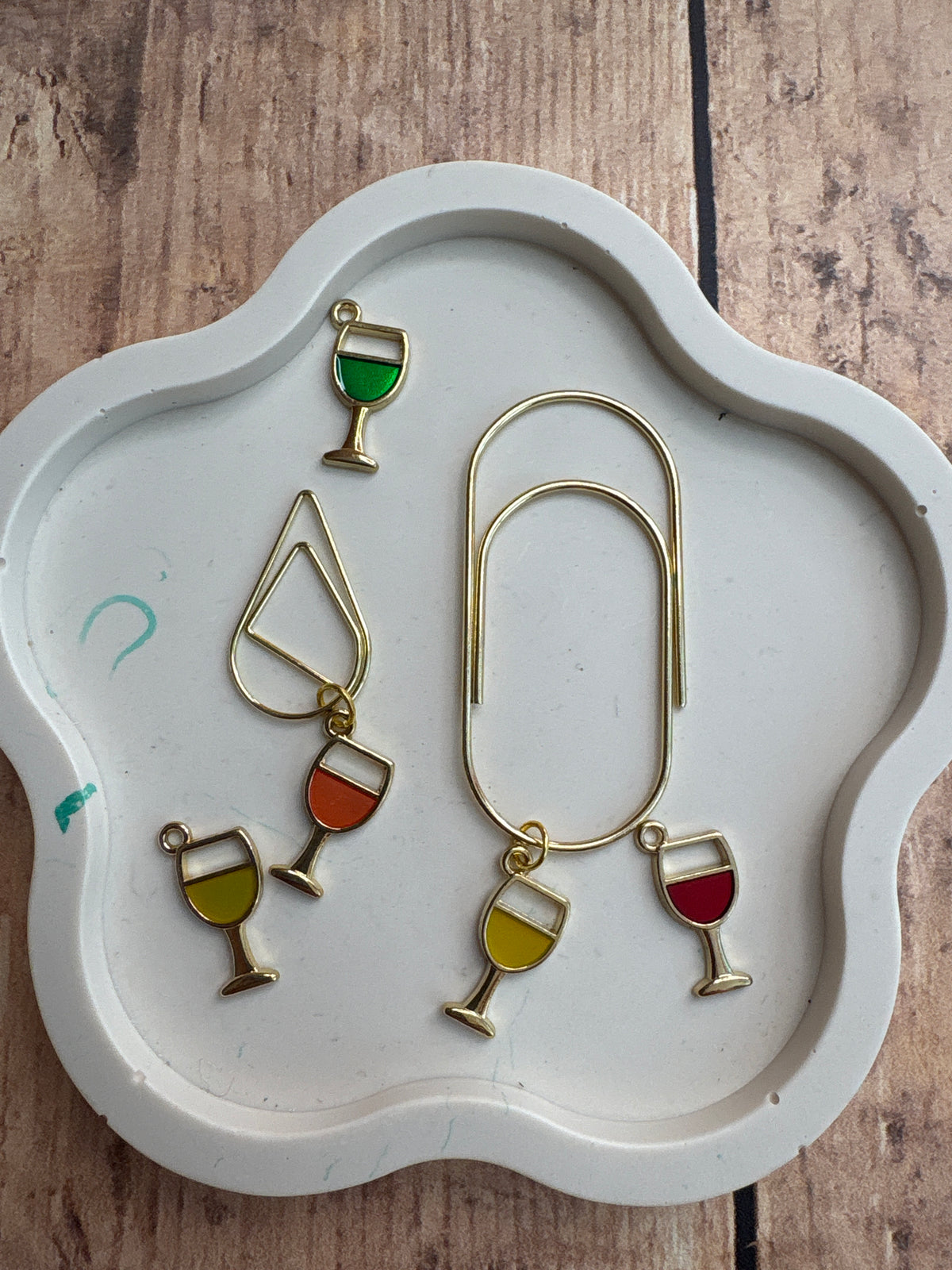 Trombone pampille verre 📎🍷