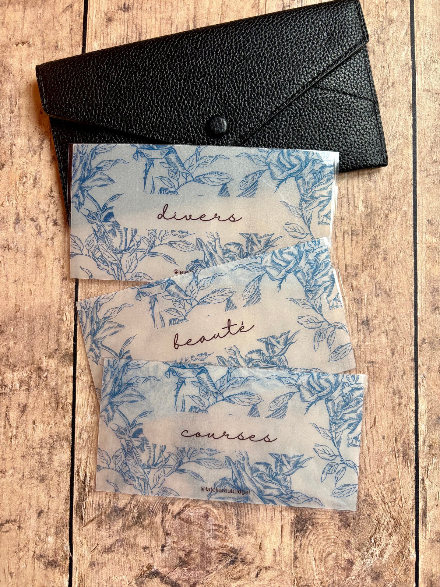 Lot 3 enveloppes porte feuille #Bridgerton