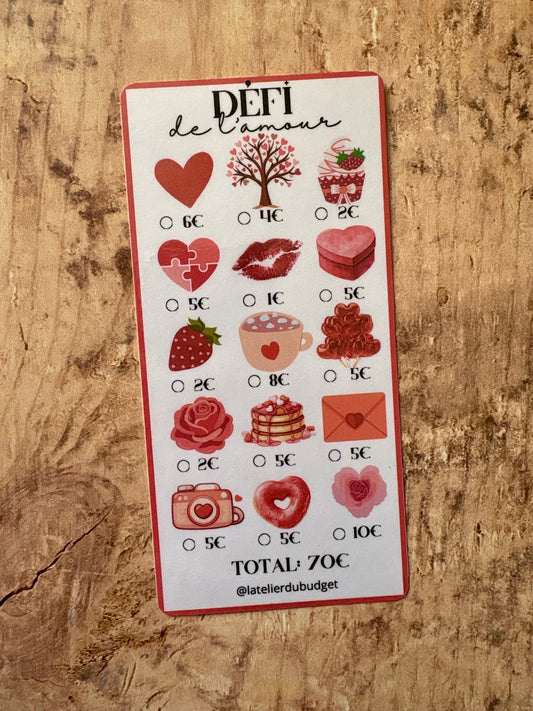 Défi de l'amour ❤️