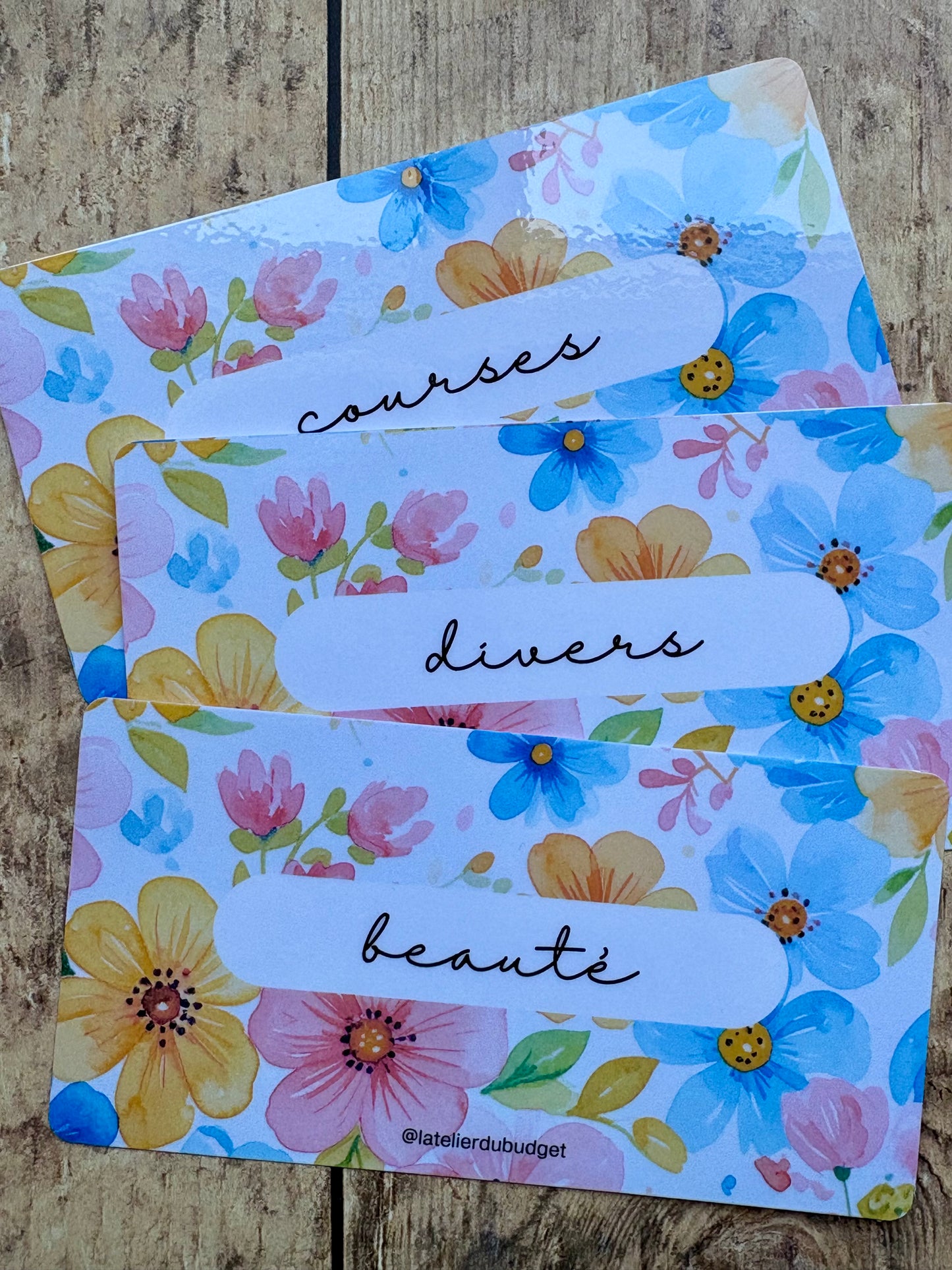 Insert pour enveloppes A6 à l'unité #Printemps