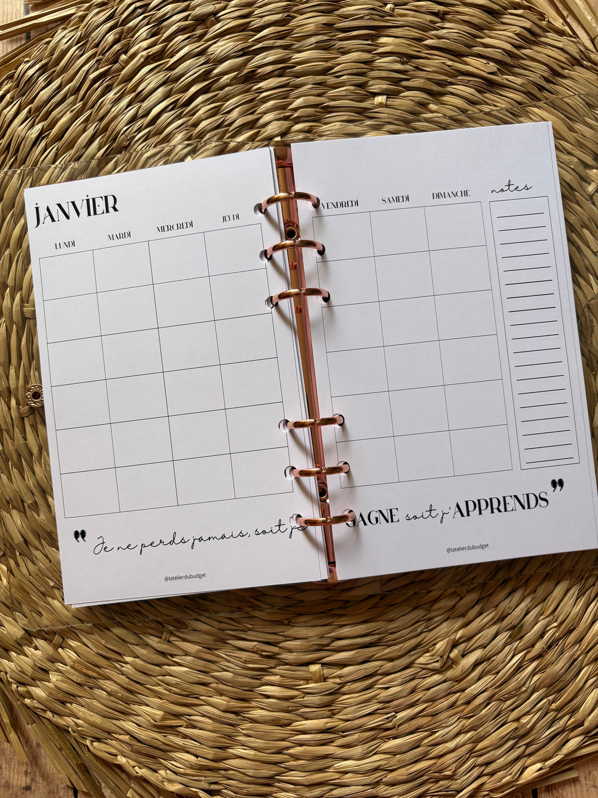 Budget planner 2026/2027 - A6