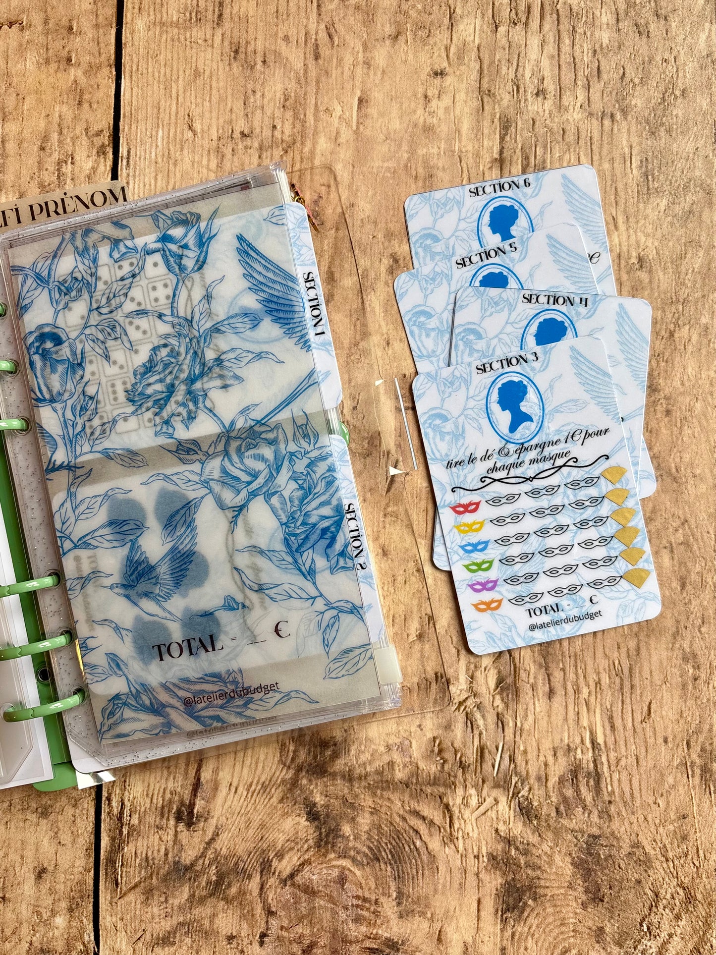 Enveloppe + 6 cartes défi Bridgerton