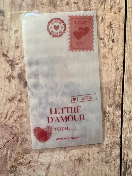 Enveloppe "Lettre d'amour" ❤️