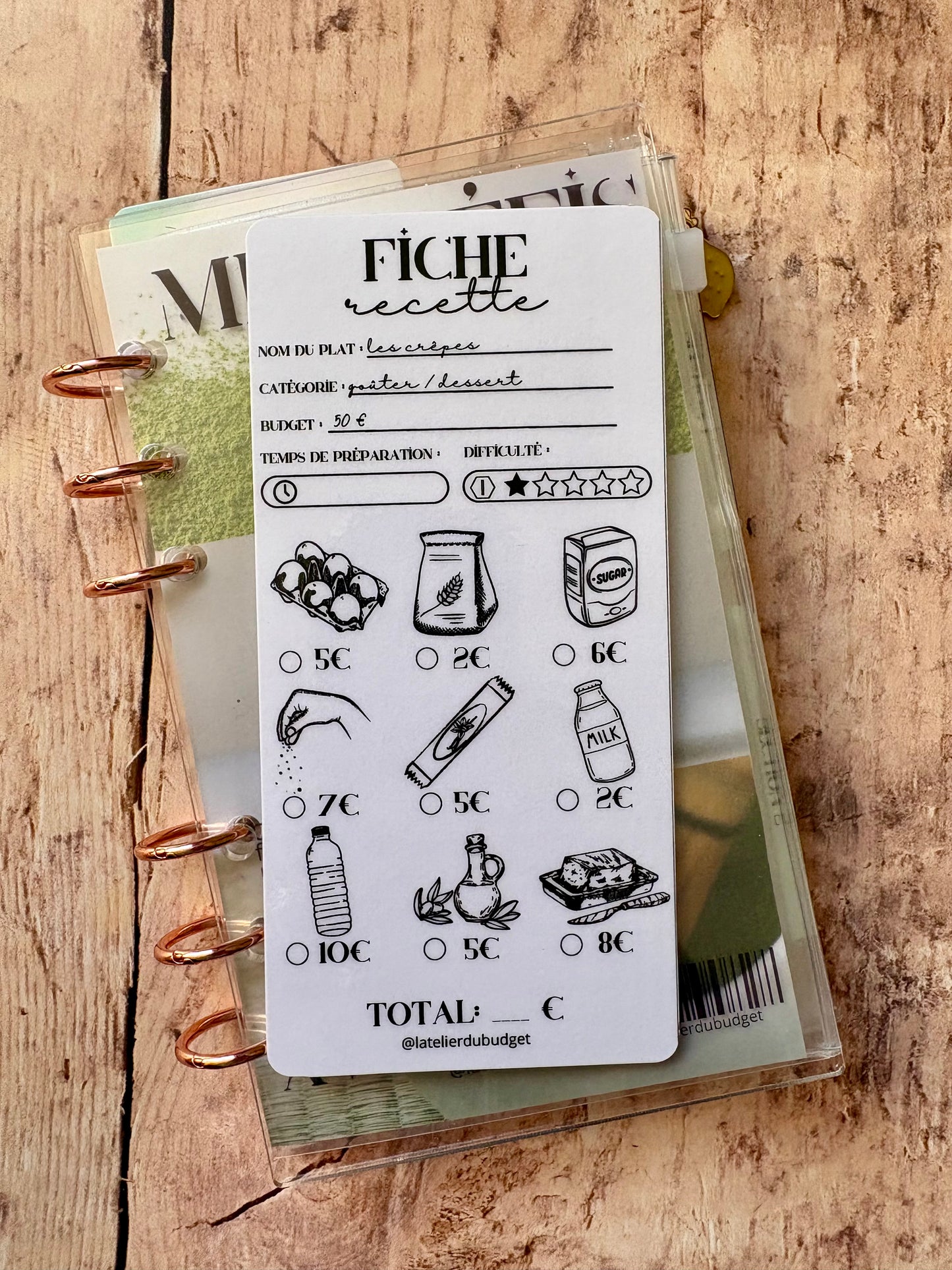 Défi fiche recette - Chandeleur