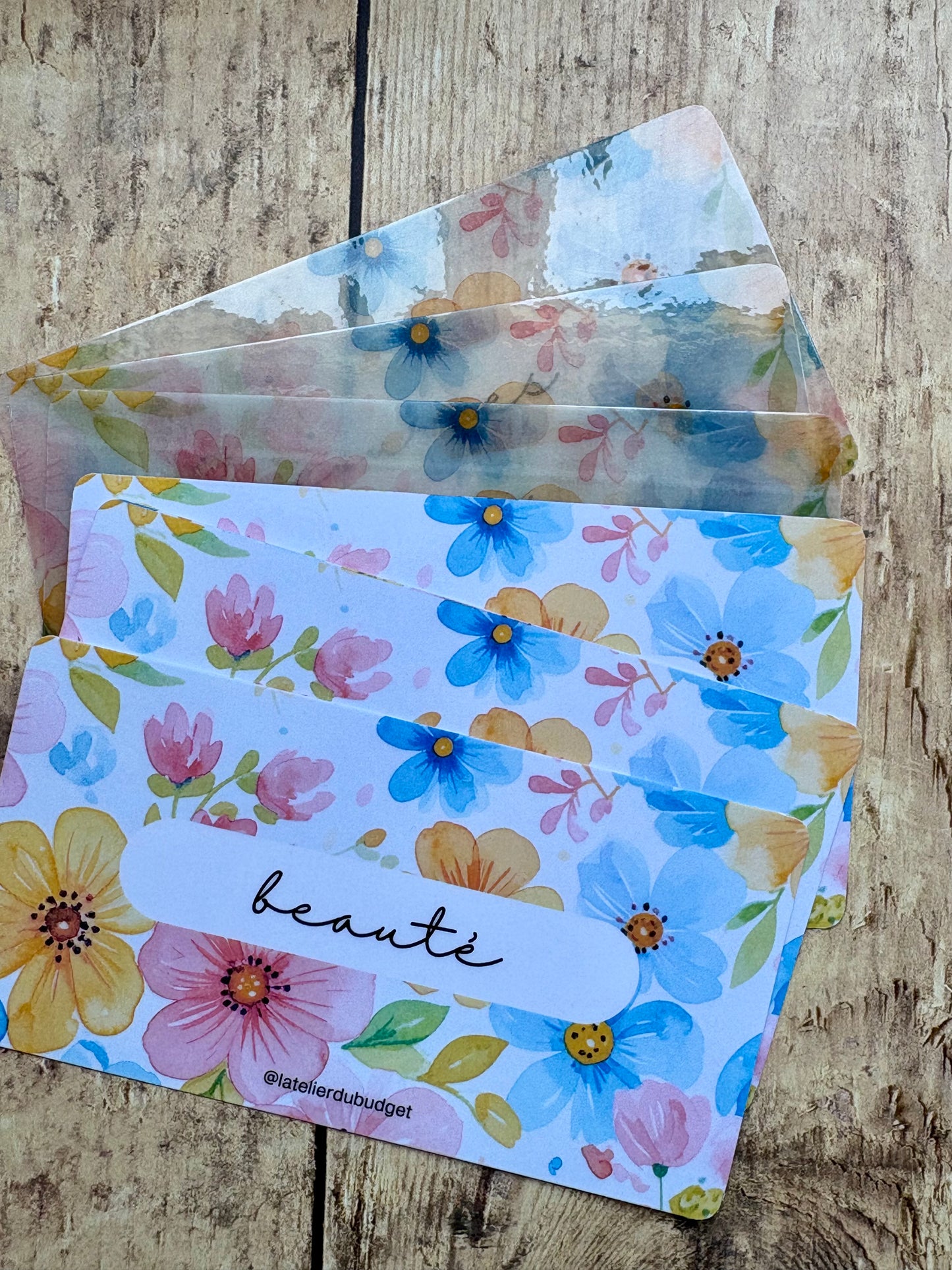 Insert pour enveloppes A6 à l'unité #Printemps