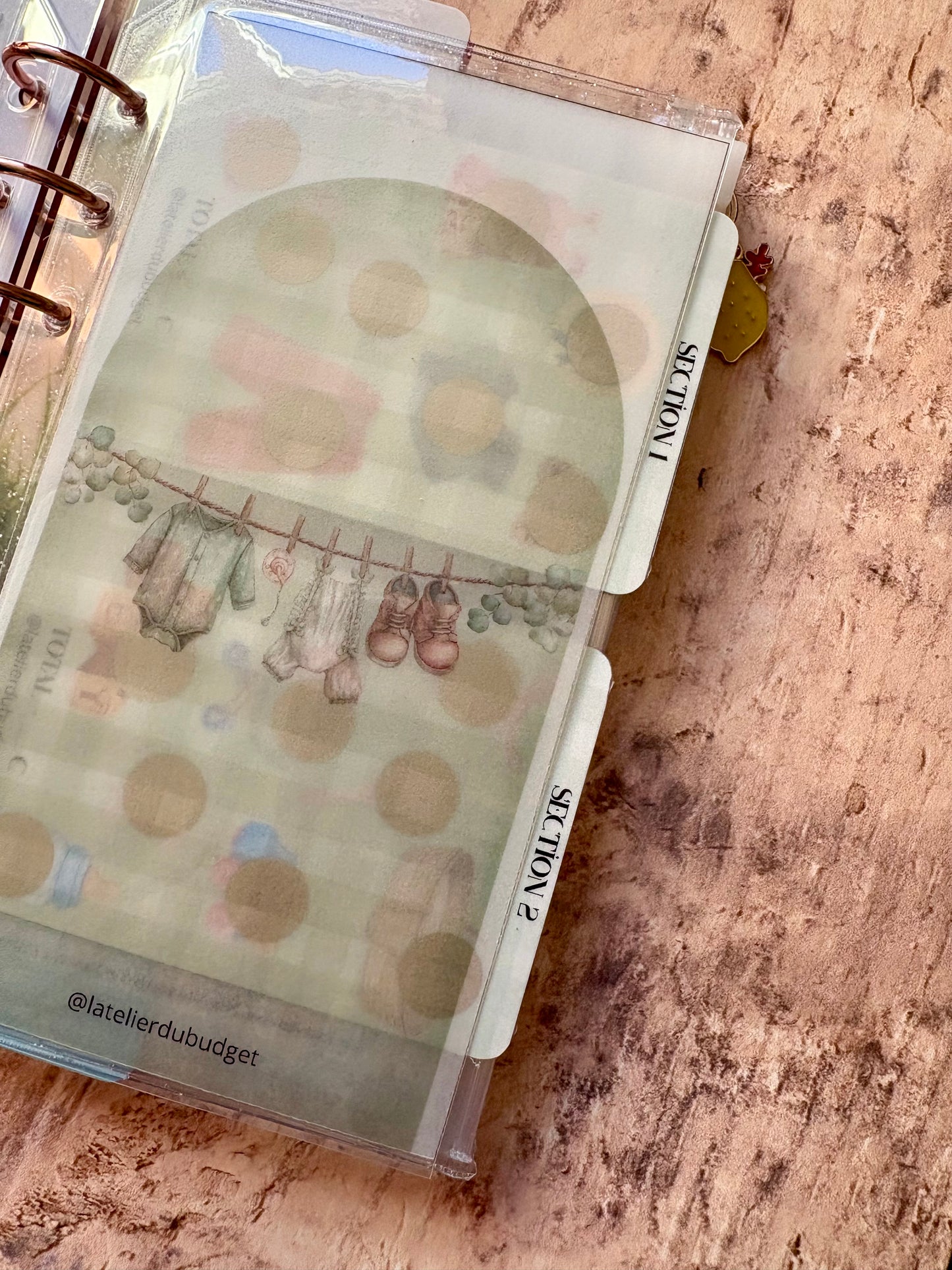 Enveloppe + cartes défi bébé