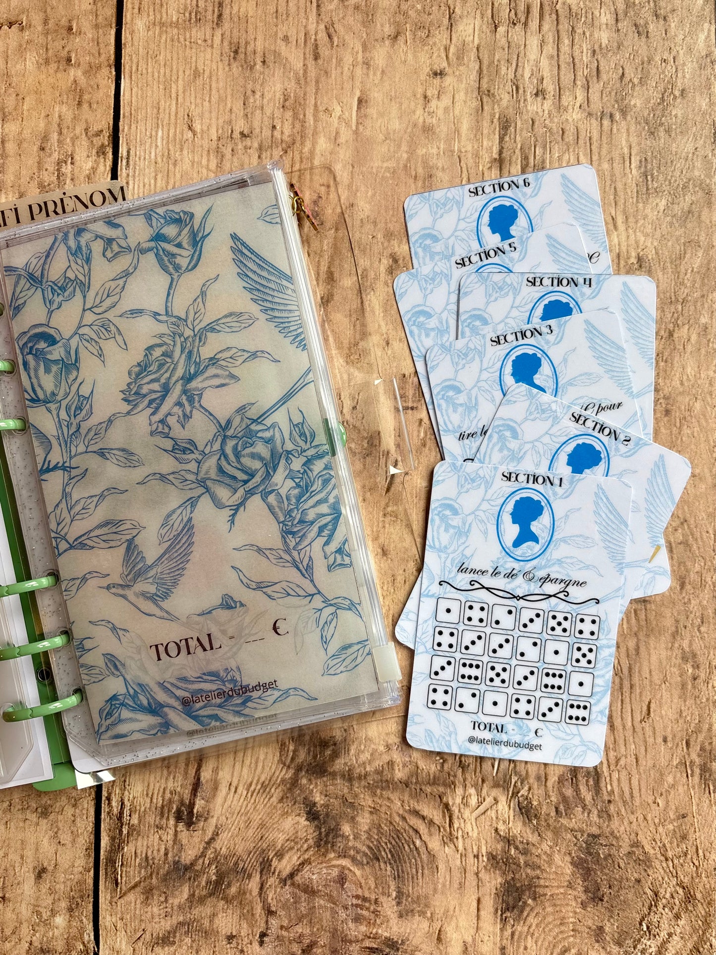 Enveloppe + 6 cartes défi Bridgerton