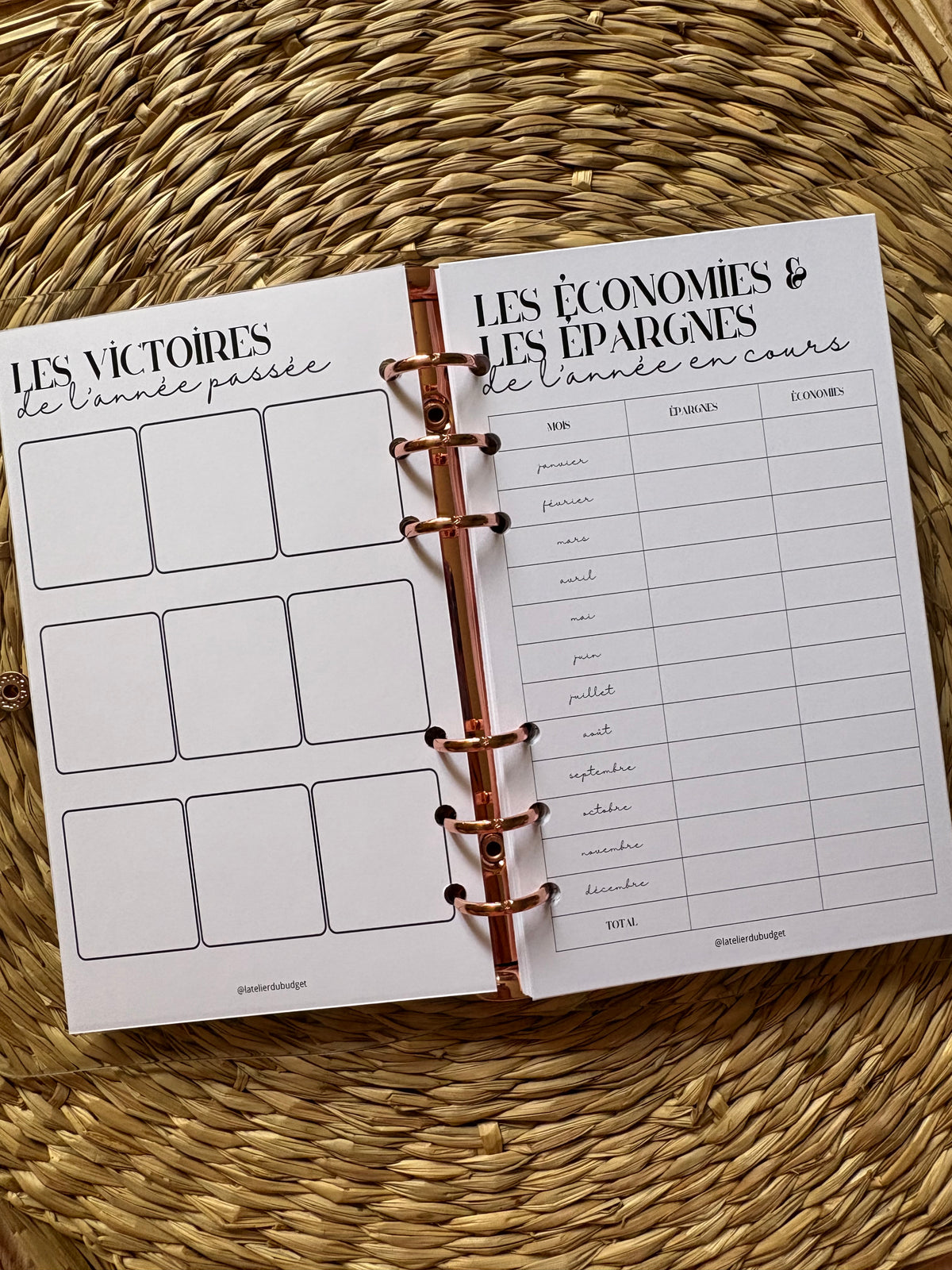 Budget planner 2026/2027 - A6