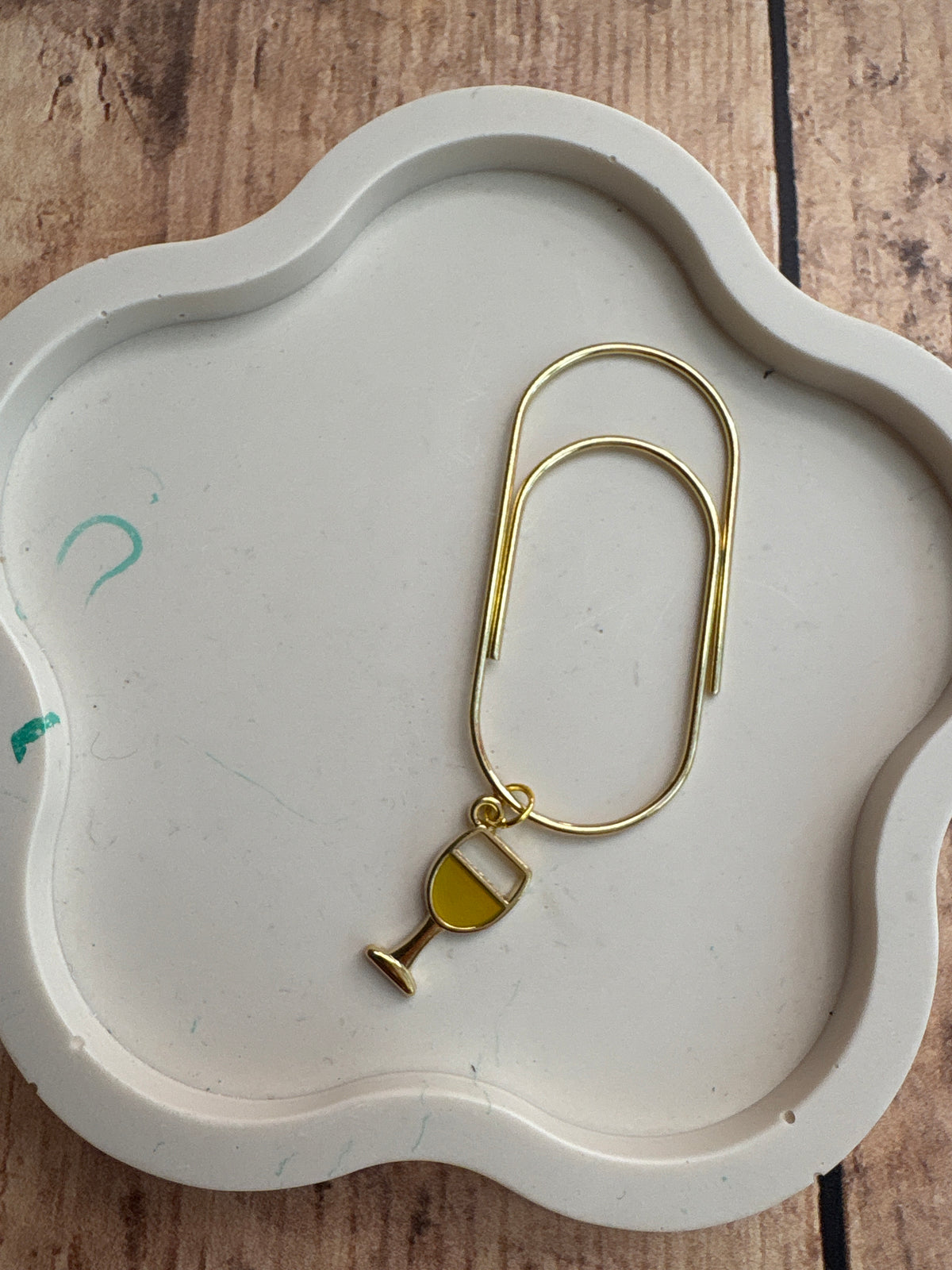 Trombone pampille verre 📎🍷