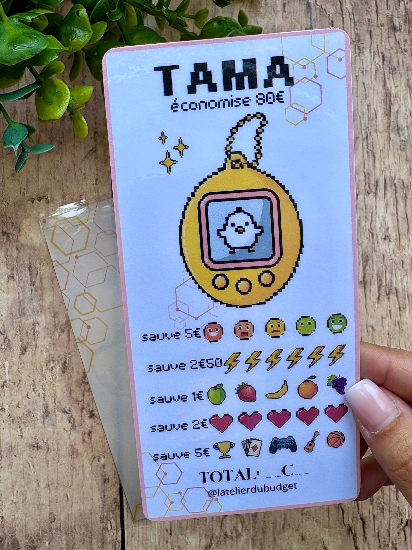 Enveloppe et défi TAMA
