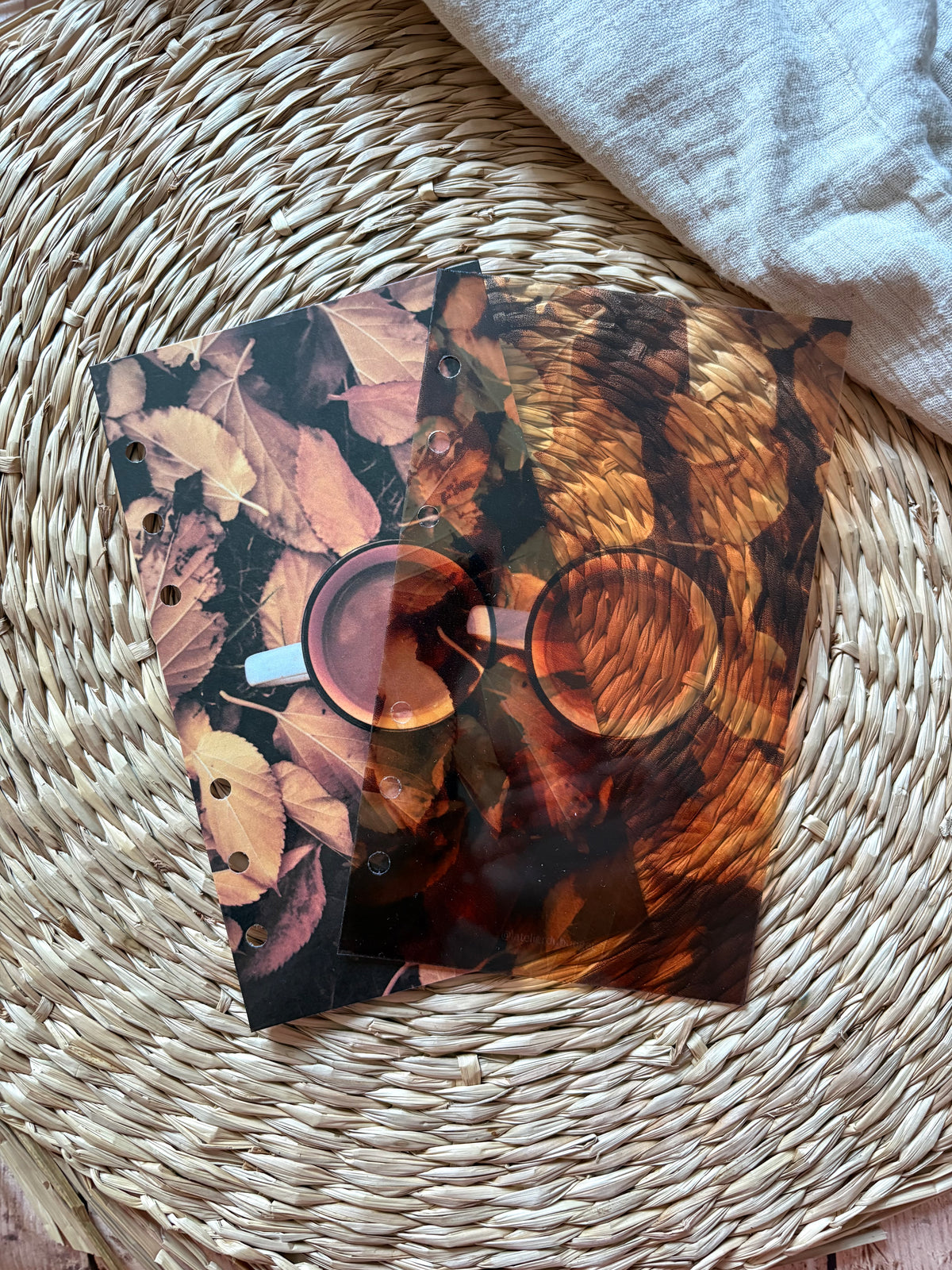 Page de garde - Tasse feuilles