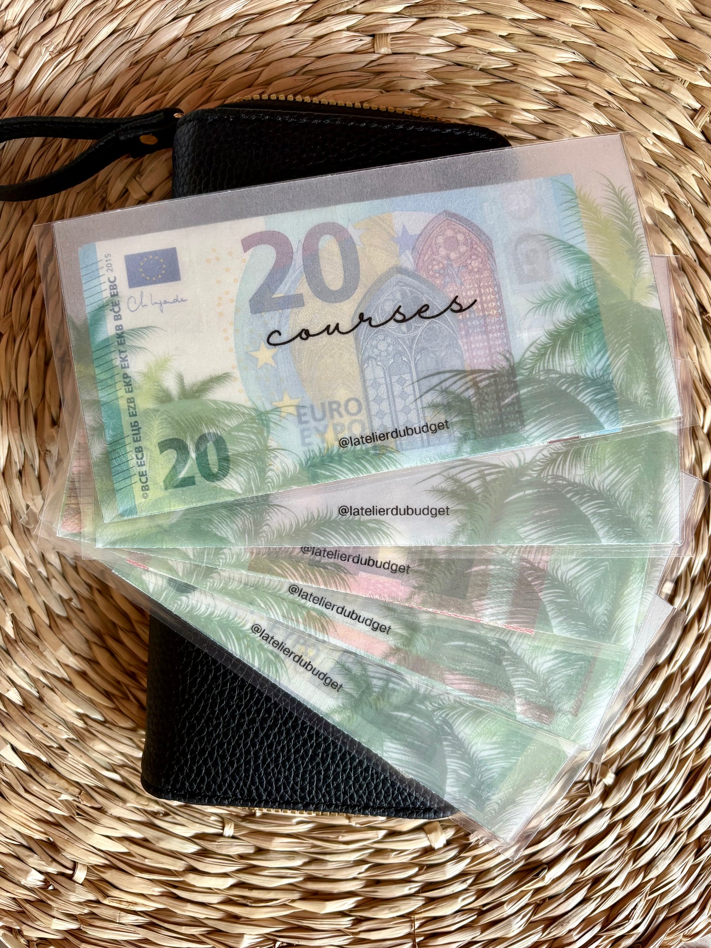 Enveloppes pour porte feuille #palmier