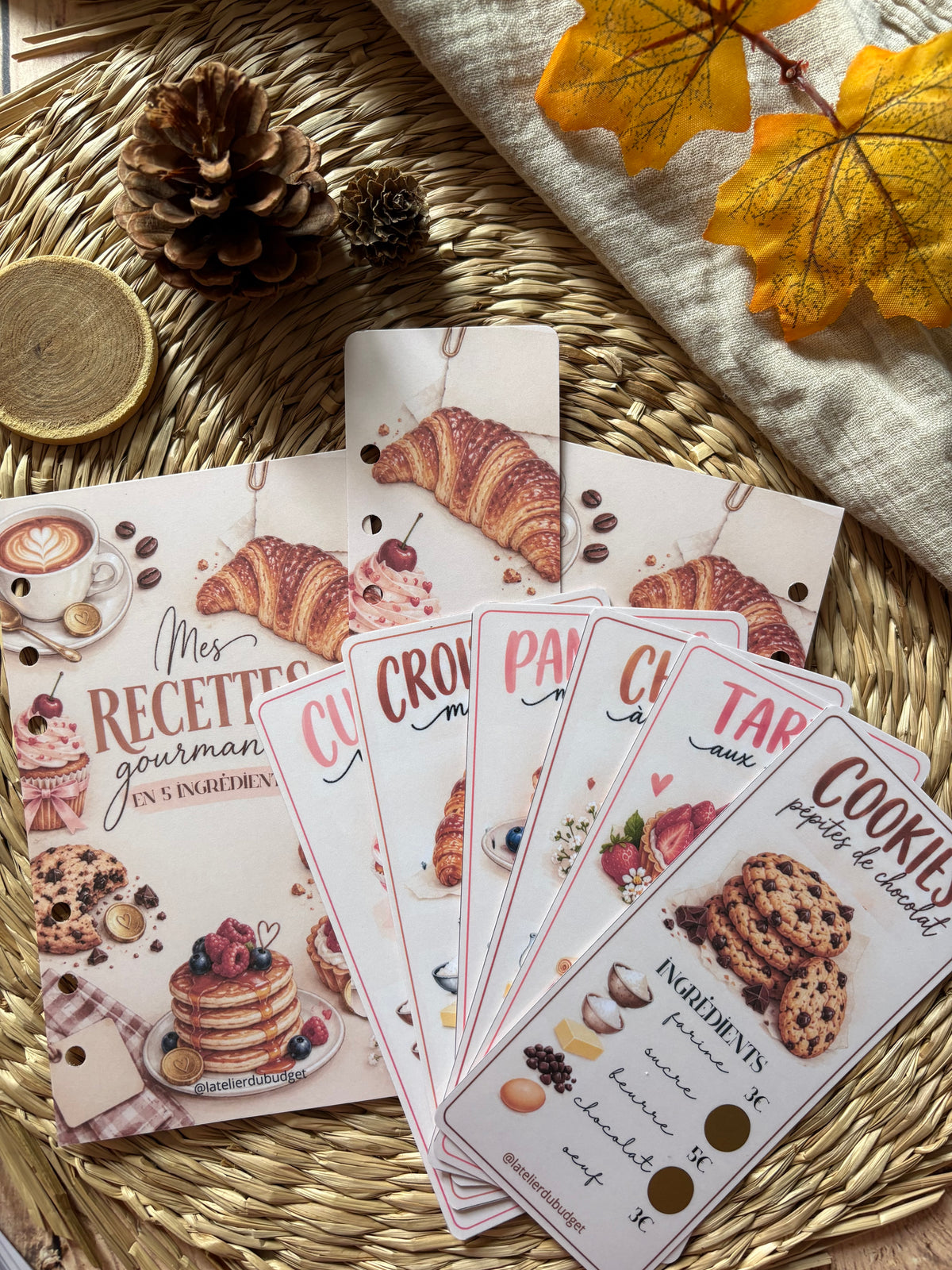 Kit Classeur Mes recettes gourmandes