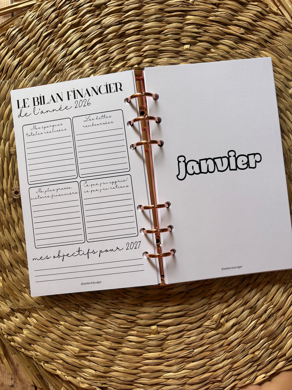 Budget planner 2026/2027 - A6