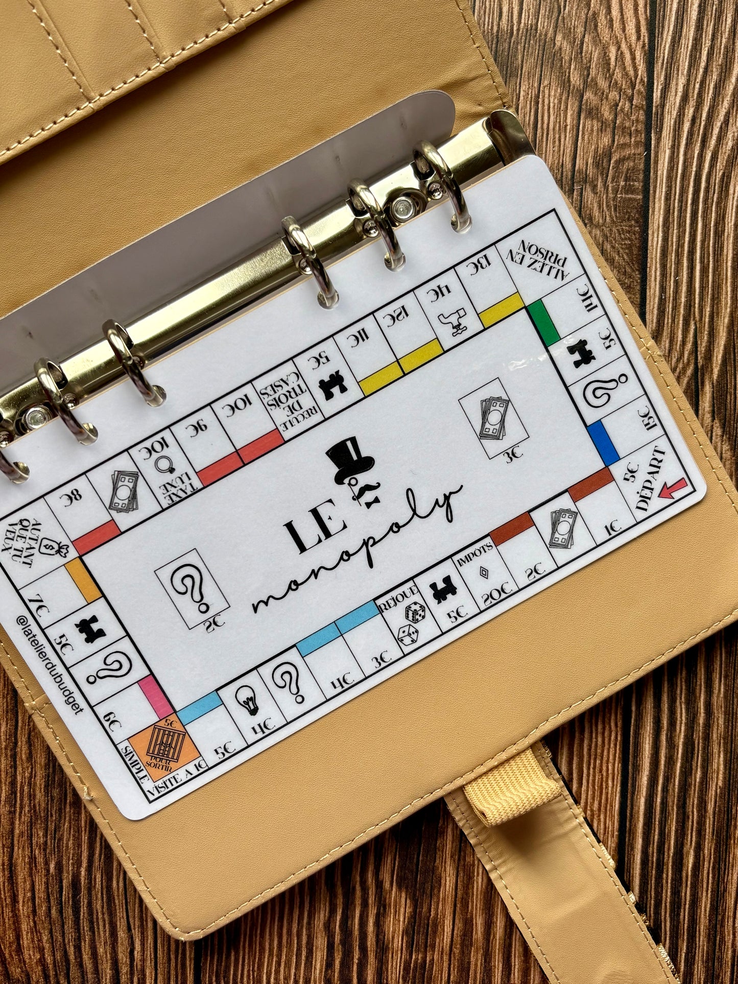 Le Monopoly perforé A6