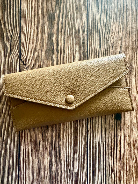 Porte feuille marron