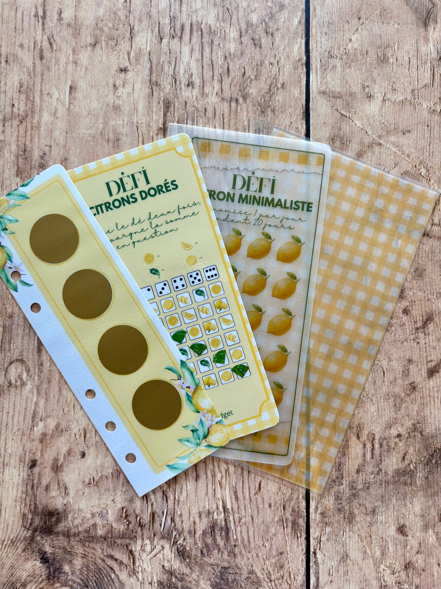Pochette des défis citronnées 🍋