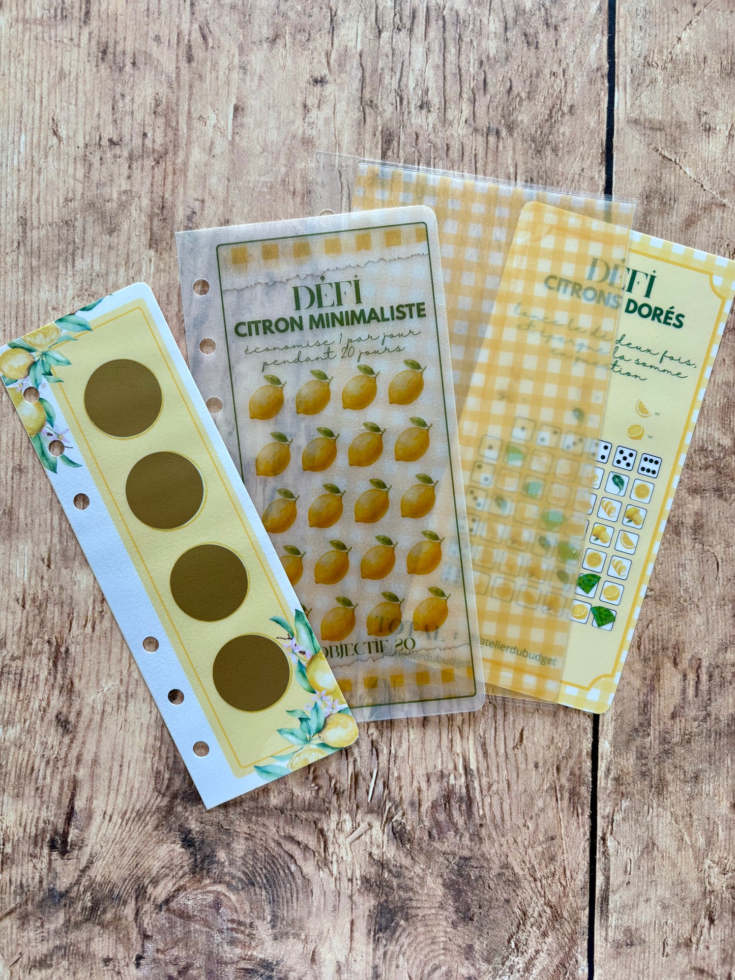 Pochette des défis citronnées 🍋