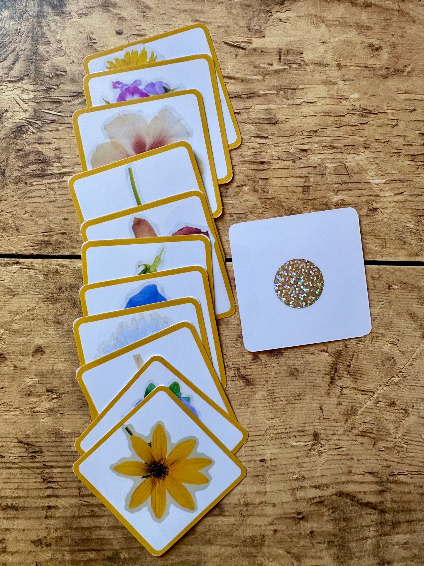 Pochette des défis fleurs 💐