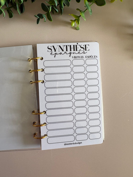Page de synthèse épargnes - A6