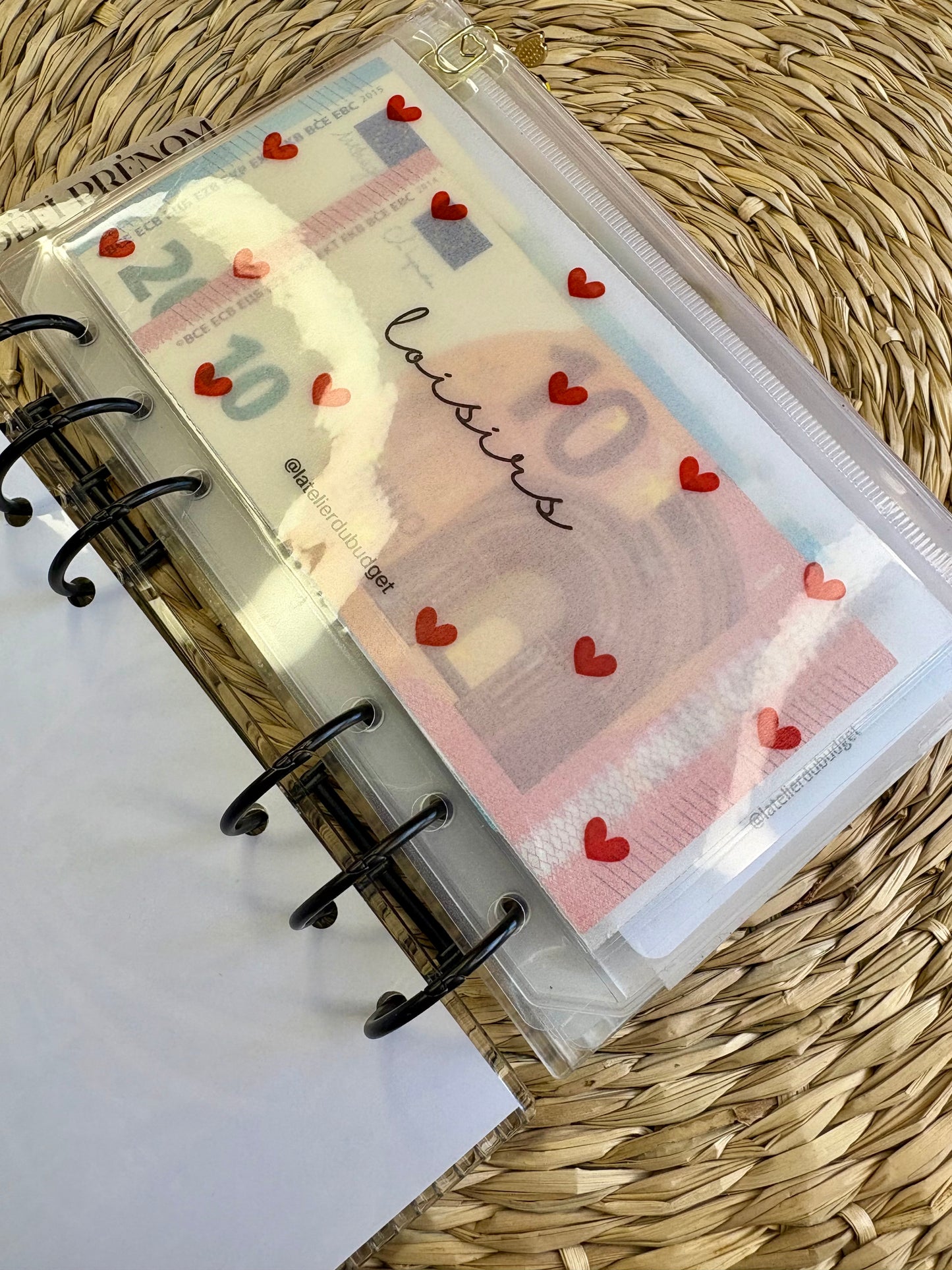 Enveloppe catégorie A6 #coeur rouge