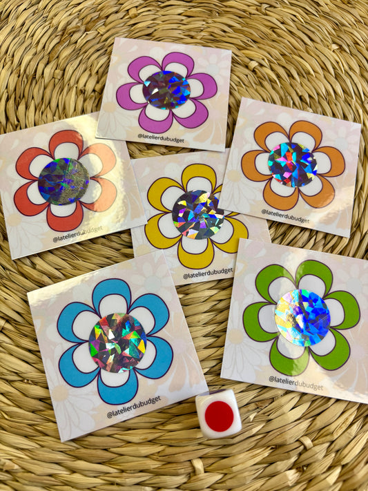 Cartes à gratter fleurs 🌸