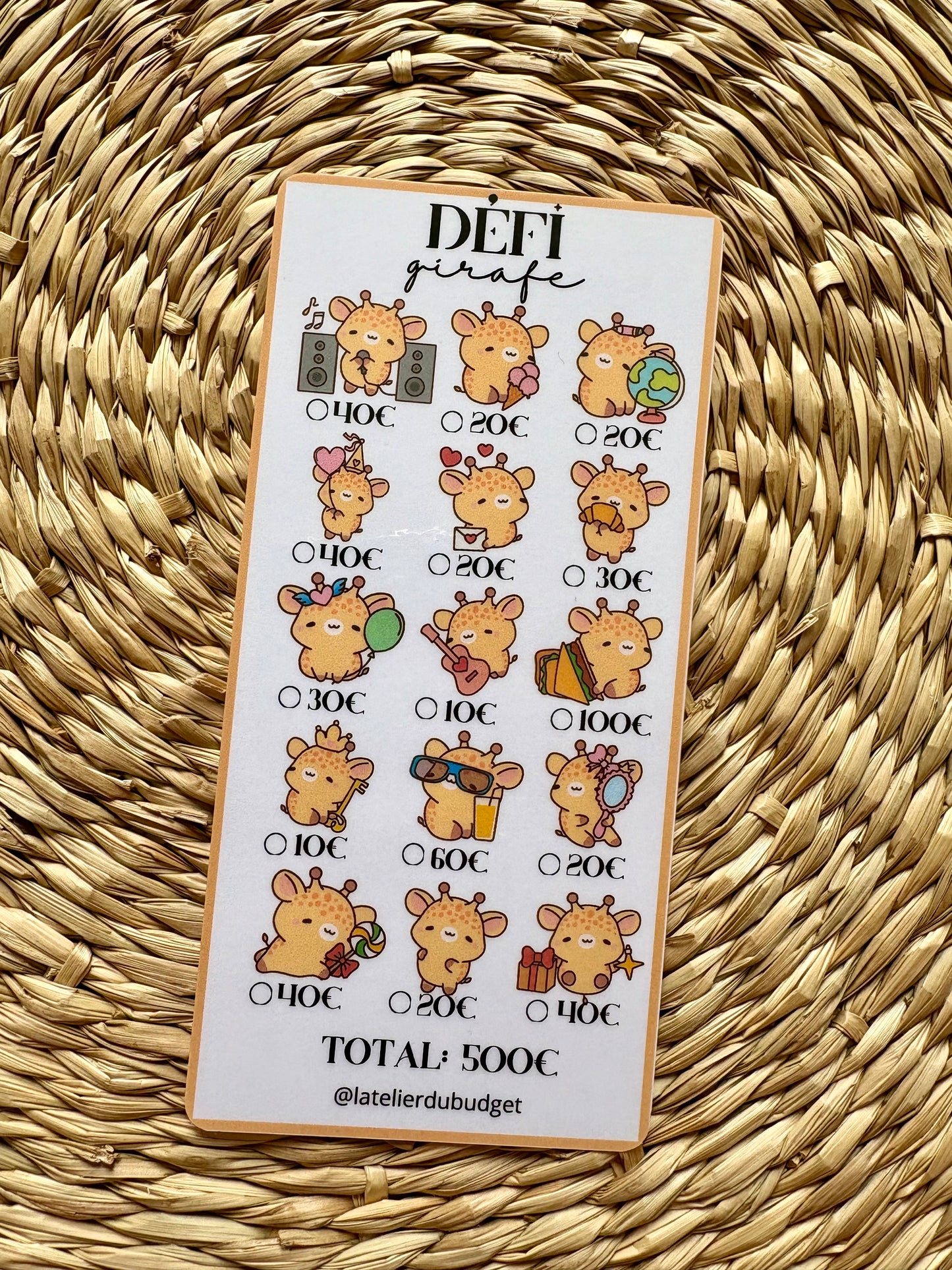 Défi girafe 🦒