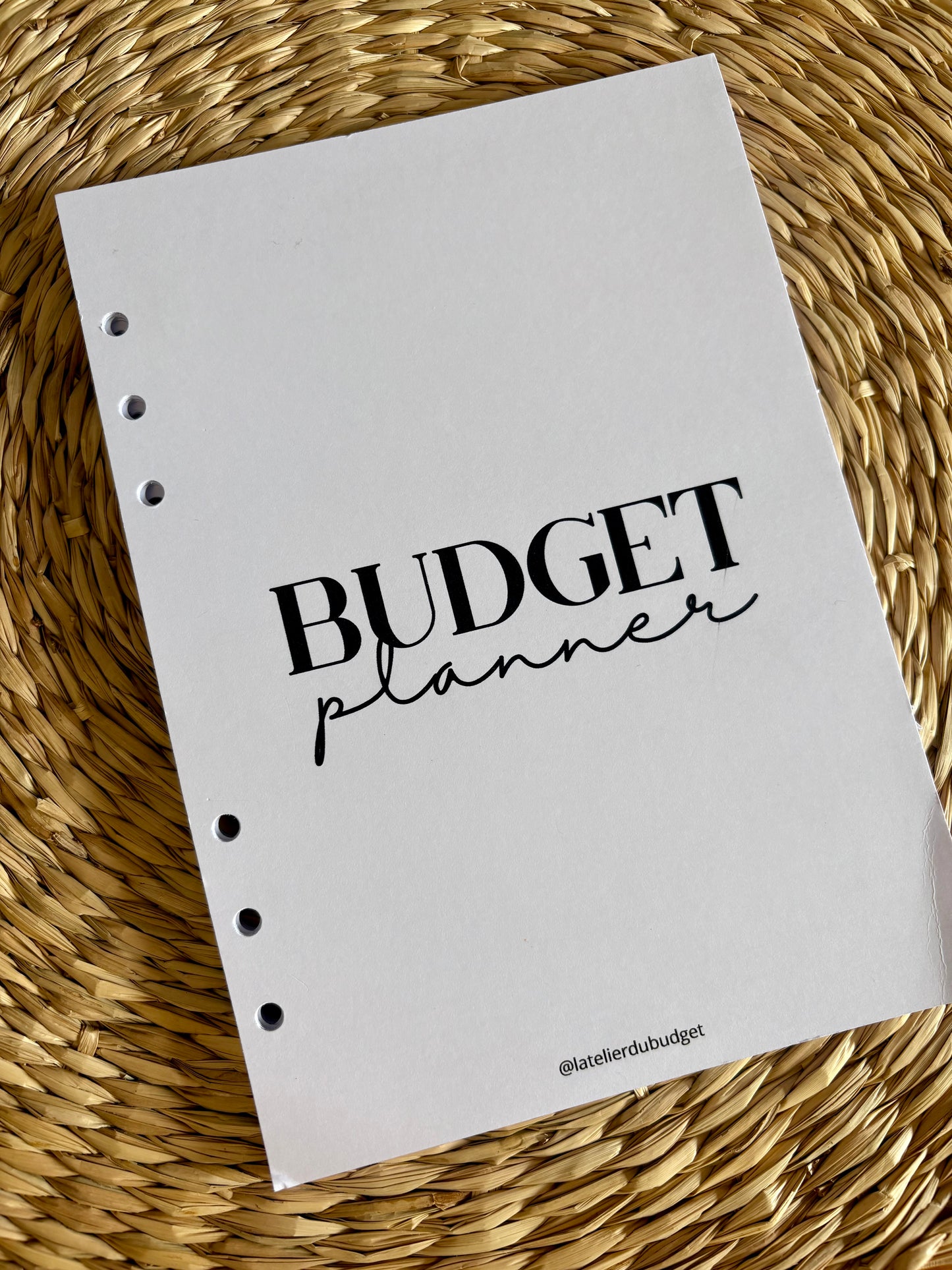 Budget planner papier - 2025