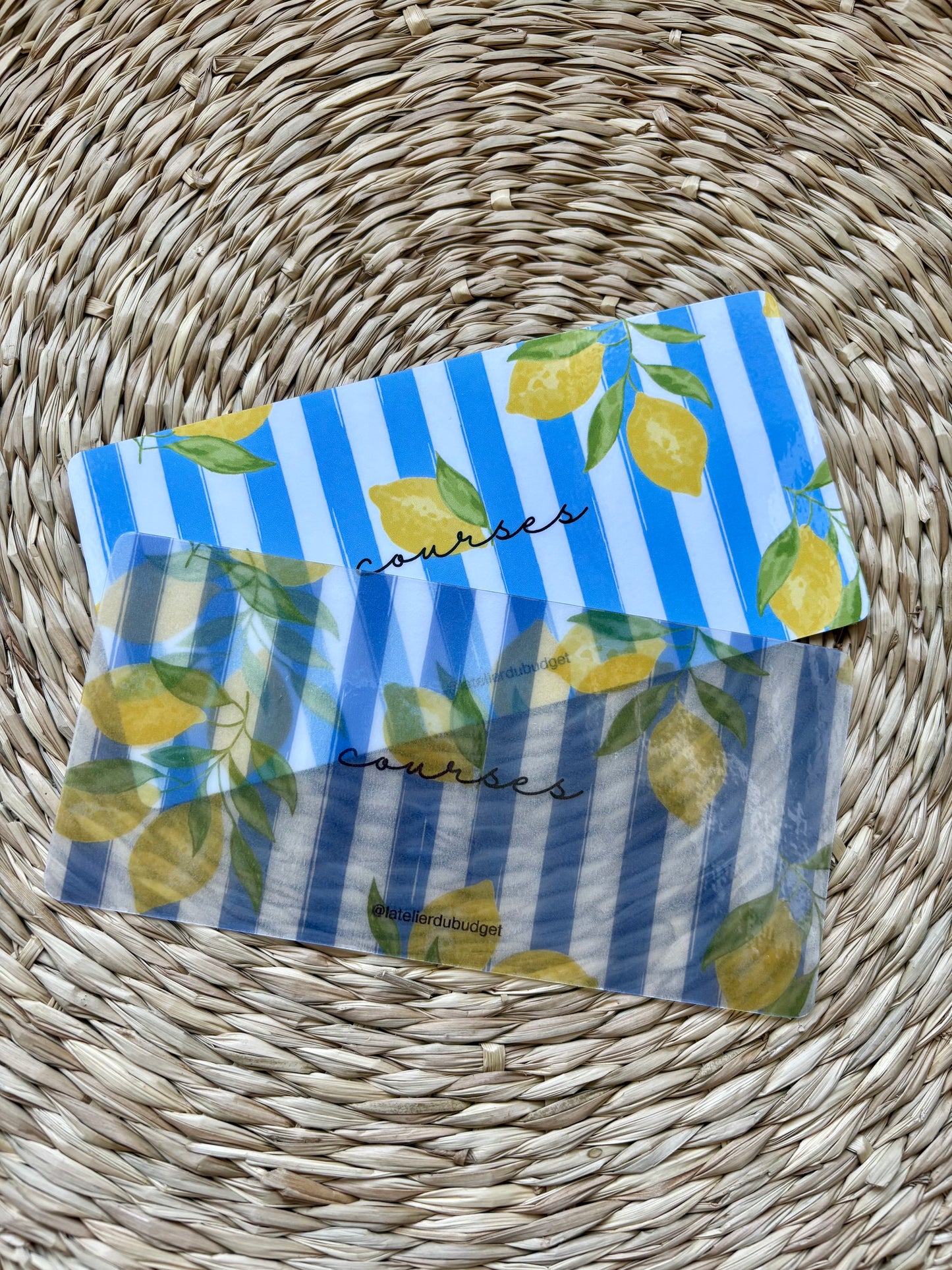 Insert pour enveloppes A6 à l'unité #Dolce vita