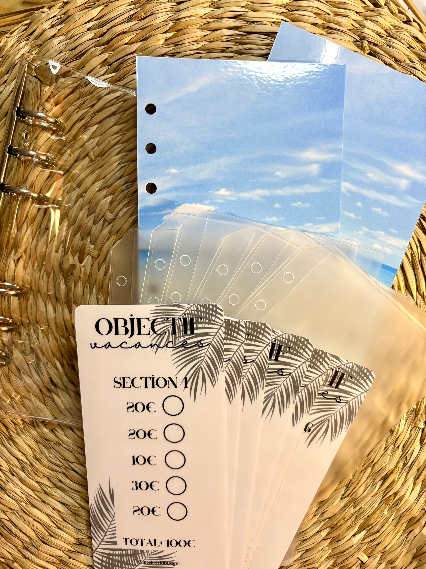Kit classeur à personnaliser - format A6