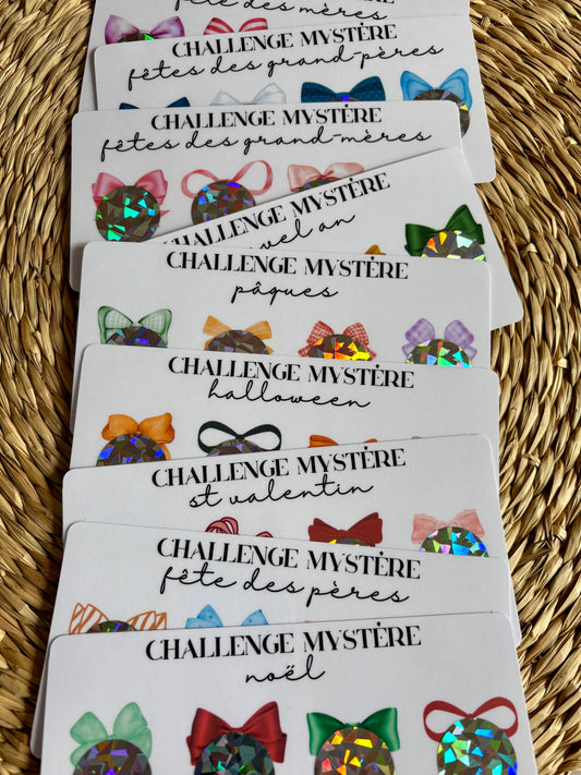 Challenge mystères des fêtes de l'année