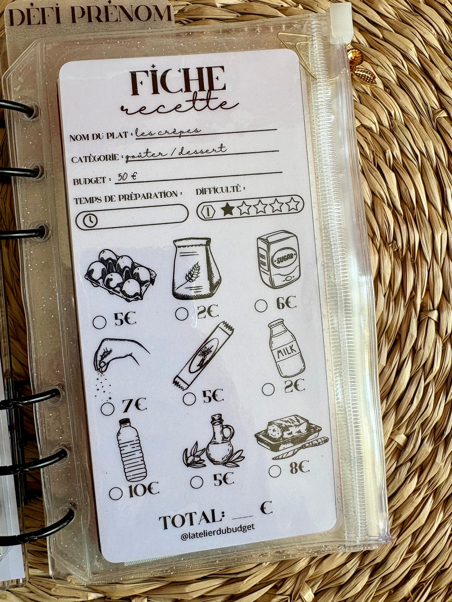 Défi fiche recette - Chandeleur