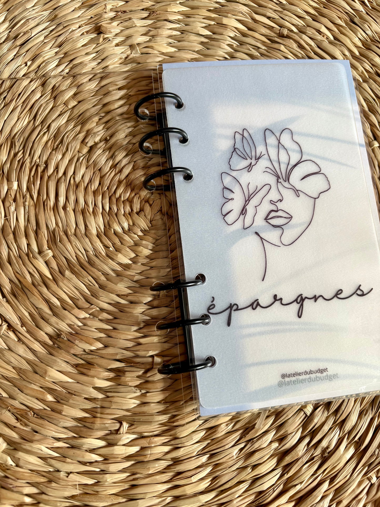Classeur A6 - Transparent anneaux à personnaliser