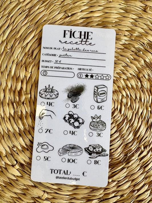 Défi fiche recette - Galette des rois