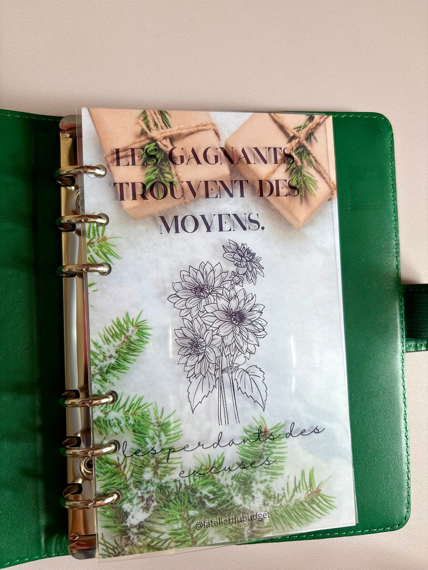 Page de garde transparente - A6