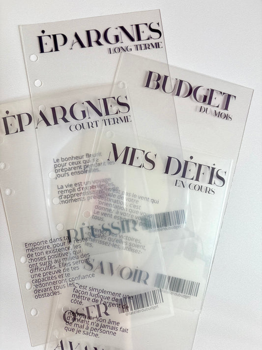 Page de garde transparente - A6 Magazine