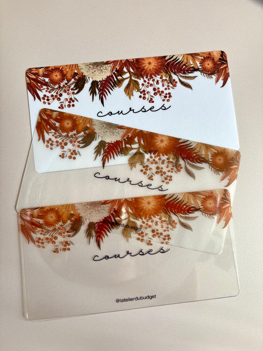 Insert pour enveloppes A6 à l'unité #Automne