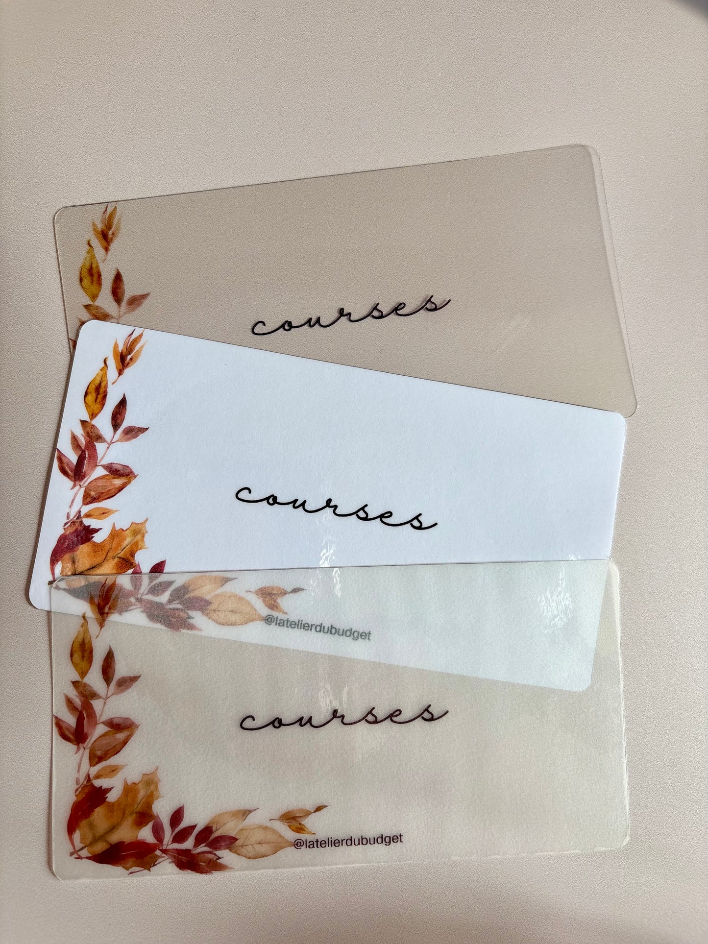 Insert pour enveloppes A6 à l'unité #Feuilles