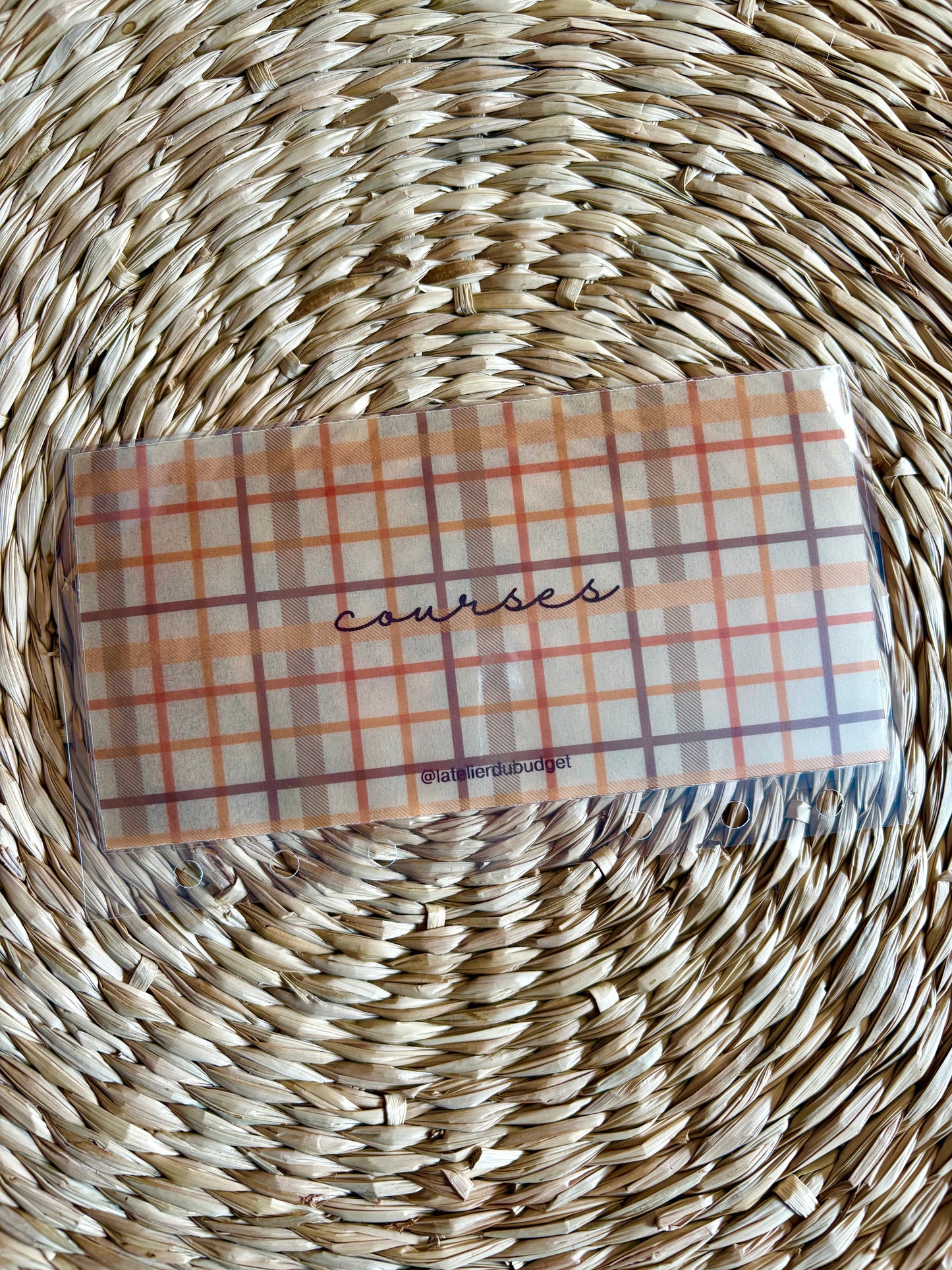 Enveloppe catégorie A6 #Tartan