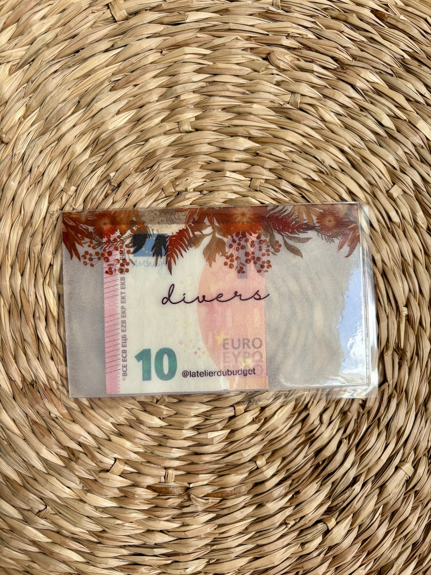 Enveloppes porte feuille A7