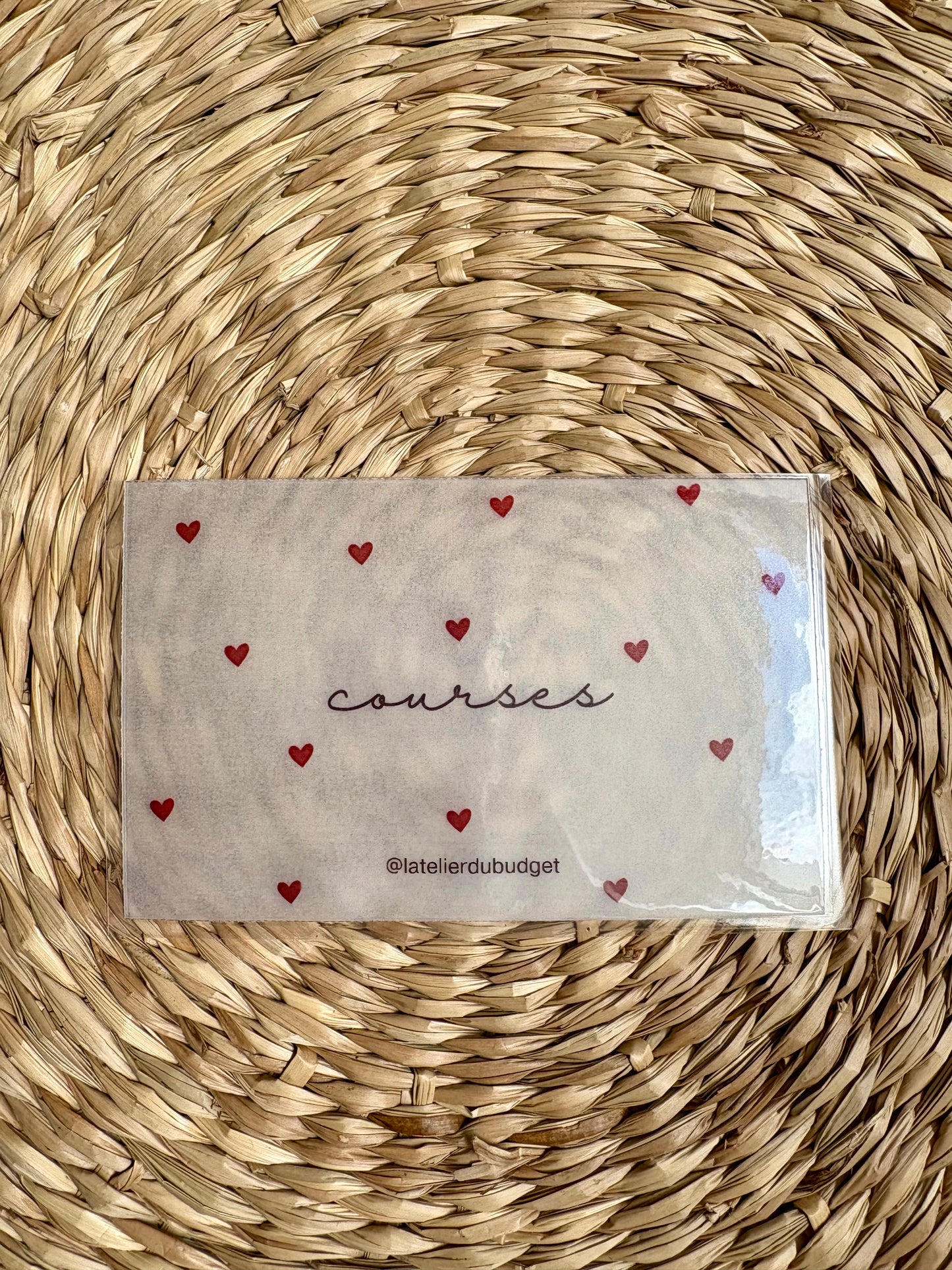 Enveloppes porte feuille A7