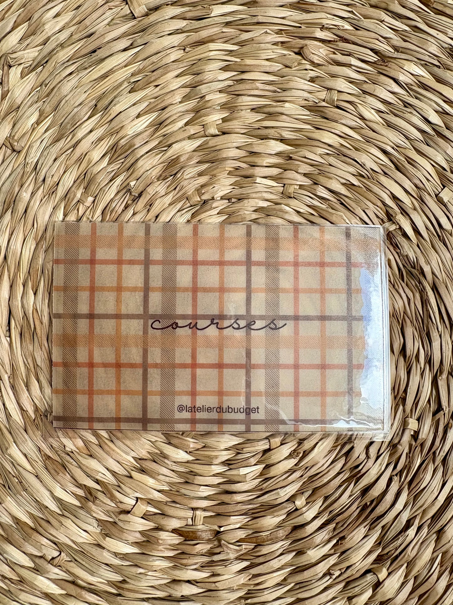 Enveloppes porte feuille A7