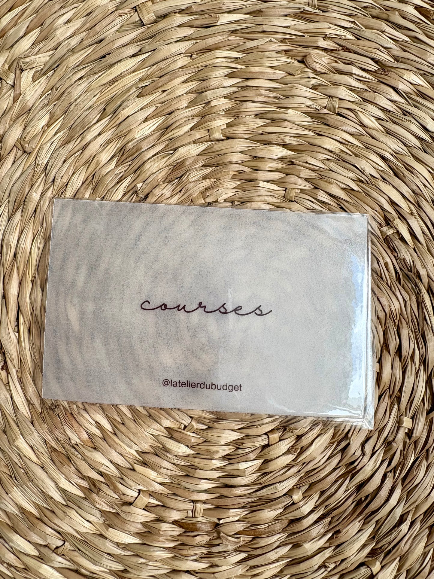 Enveloppes porte feuille A7