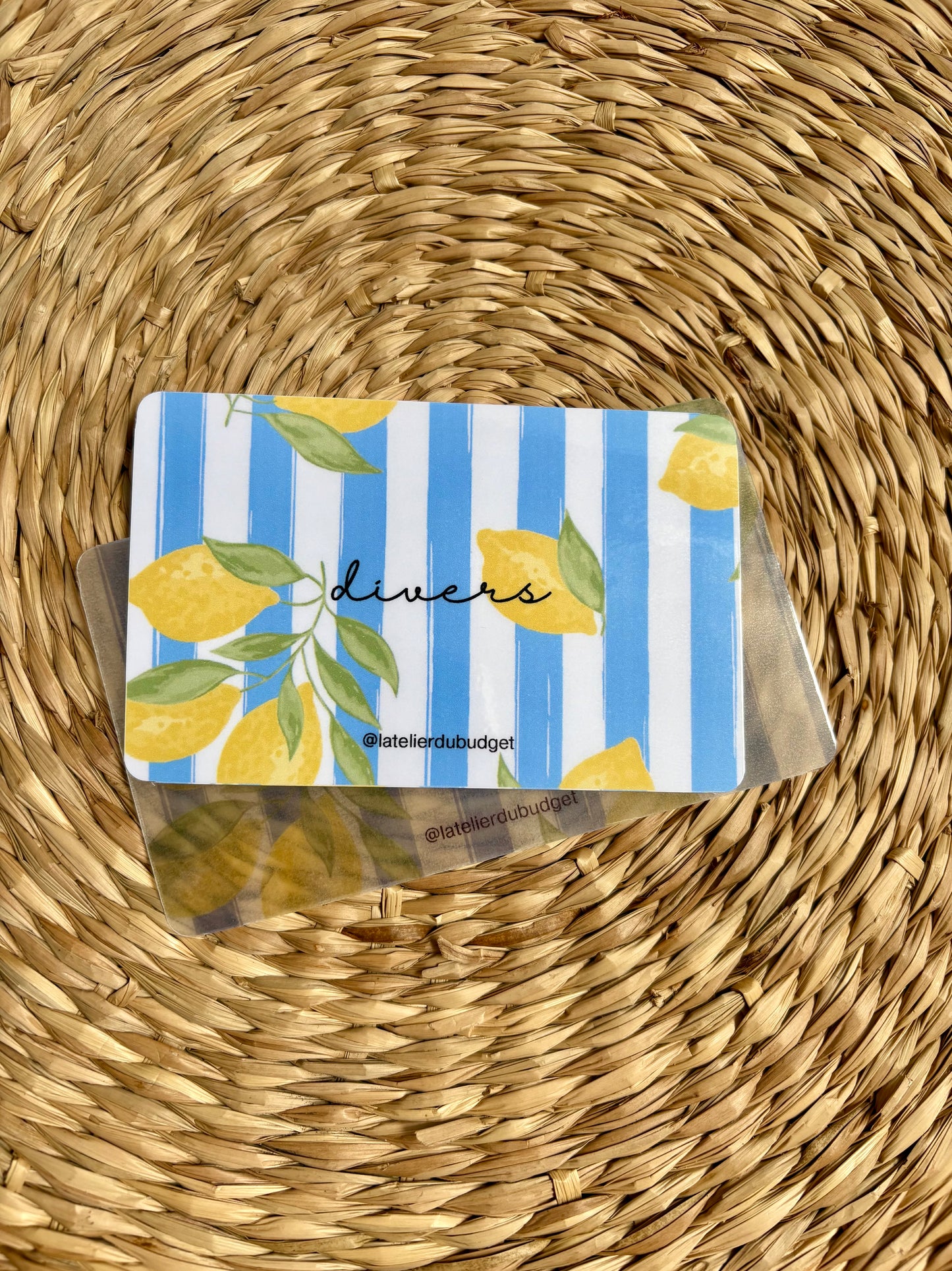 Insert pour enveloppes A7 à l'unité